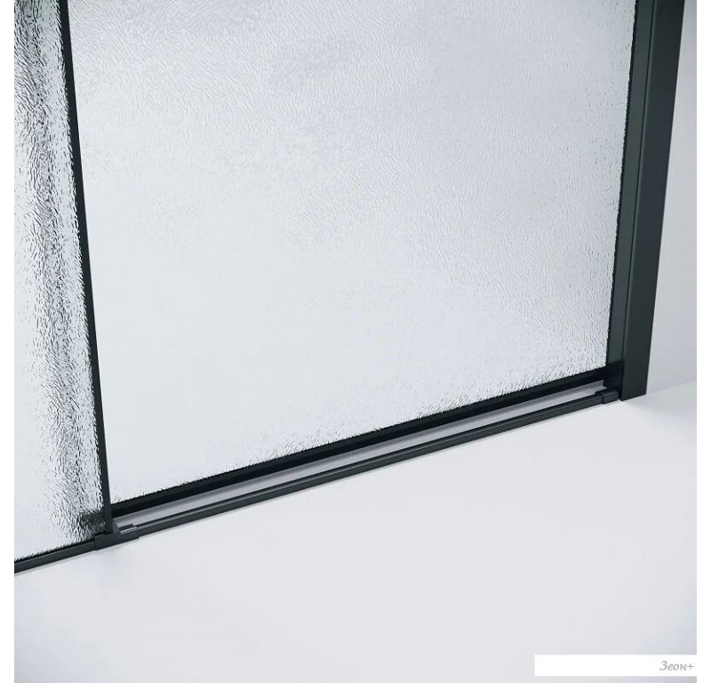 Душевой уголок Grossman Style 130x80x195 120.K33.05.1380.21.02 (черный матовый/стекло шиншилла)