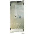 Душевая дверь MaybahGlass 195x101 MGD-464-6 (прозрачное стекло/черный)