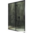 Душевая дверь MaybahGlass 195x120 MGD-1280-6 (сатин/черный)