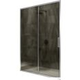 Душевая дверь MaybahGlass 195x120 MGD-1542-5 (бронза матовая стекло/хром матовый)