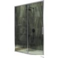 Душевая дверь MaybahGlass 195x150 MGD-1281-5 (сатин стекло/хром матовый)