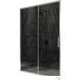 Душевая дверь MaybahGlass 195x150 MGD-1285-5 (графит стекло/хром матовый)