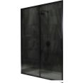Душевая дверь MaybahGlass 195x150 MGD-1289-6 (графит матовый/черный)
