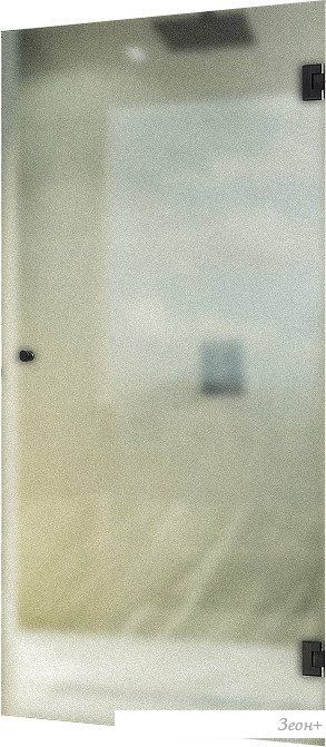 Душевая дверь MaybahGlass 195x70.5 MGD-519-6 (сатин стекло/черный)