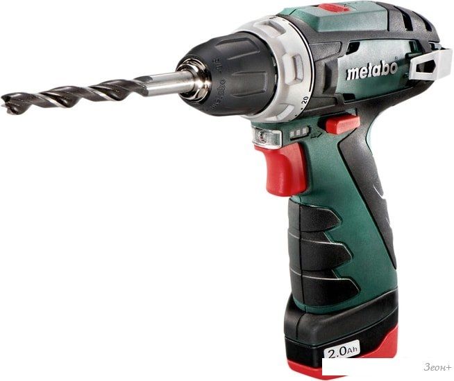 Дрель-шуруповерт Metabo PowerMaxx BS 600079550 (с 2-мя АКБ и сумкой)