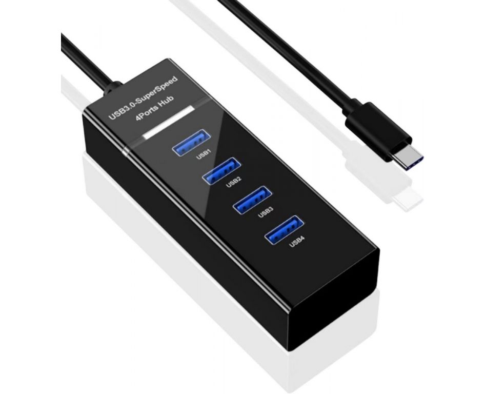 USB-хаб Digma DHUB-4USB-C-3.0