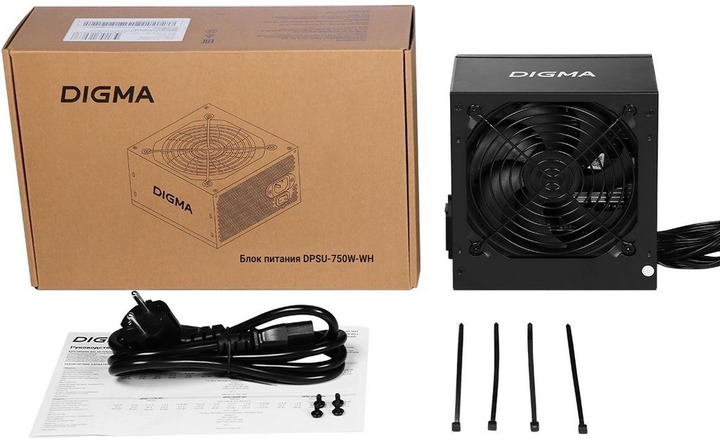 Блок питания Digma DPSU-750W-WH
