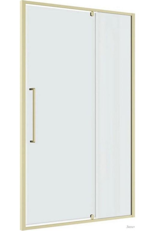 Душевая дверь Niagara Nova NG-45-12ASG 120х195 (золото сатин/прозрачное стекло)