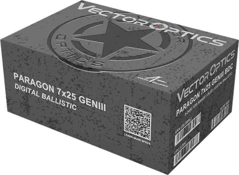 Лазерный дальномер Vector Optics Paragon 7x25 GenIII BDC