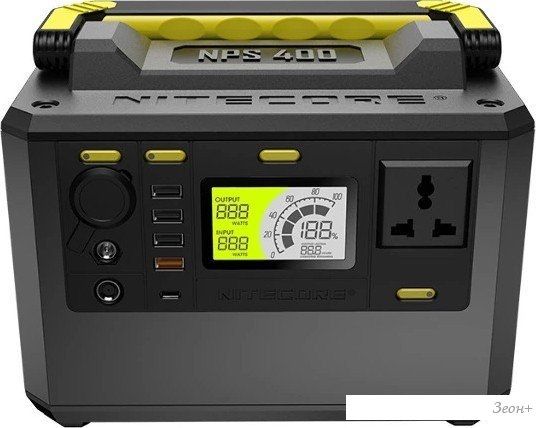 Портативная зарядная станция Nitecore NPS400 117 000 мАч