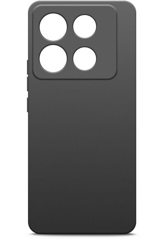 Чехол (клип-кейс) BoraSCO для Infinix Note 40 Silicone Case черный (73182)