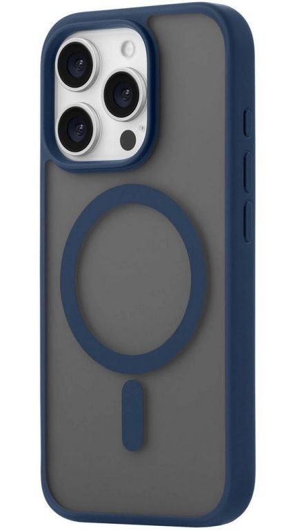 Чехол (клип-кейс) uBear для Apple iPhone 16 Pro Cloud with MagSafe синий (CS432DB63PMT-I24M)