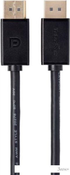 Кабель Telecom TCG715-2M DisplayPort - DisplayPort (2 м, черный)
