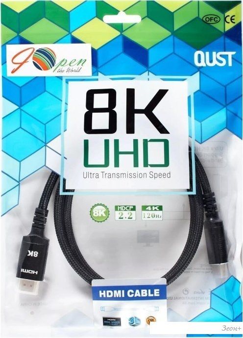 Кабель iOpen ACG859B-1.5 HDMI - HDMI (1.5 м, черный)