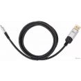 Кабель VCOM CU422MCV-1.8M USB Type-C - DisplayPort (1.8 м, черный/серый)