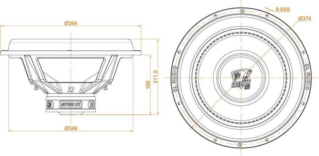 Головка сабвуфера DL Audio Gryphon Lite 15 V.3 SE