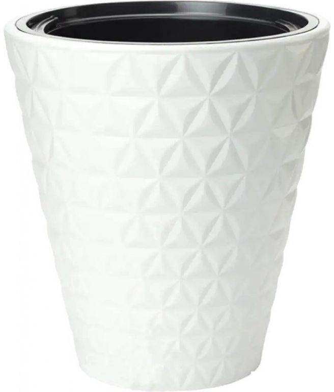 Кашпо Form-Plastic Diament 40 Bialy 2920-011