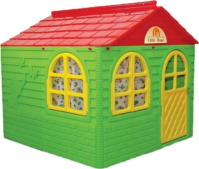 Игровой домик Doloni-Toys 02550?3 (зеленый/красный)
