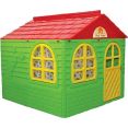 Игровой домик Doloni-Toys 02550?3 (зеленый/красный)