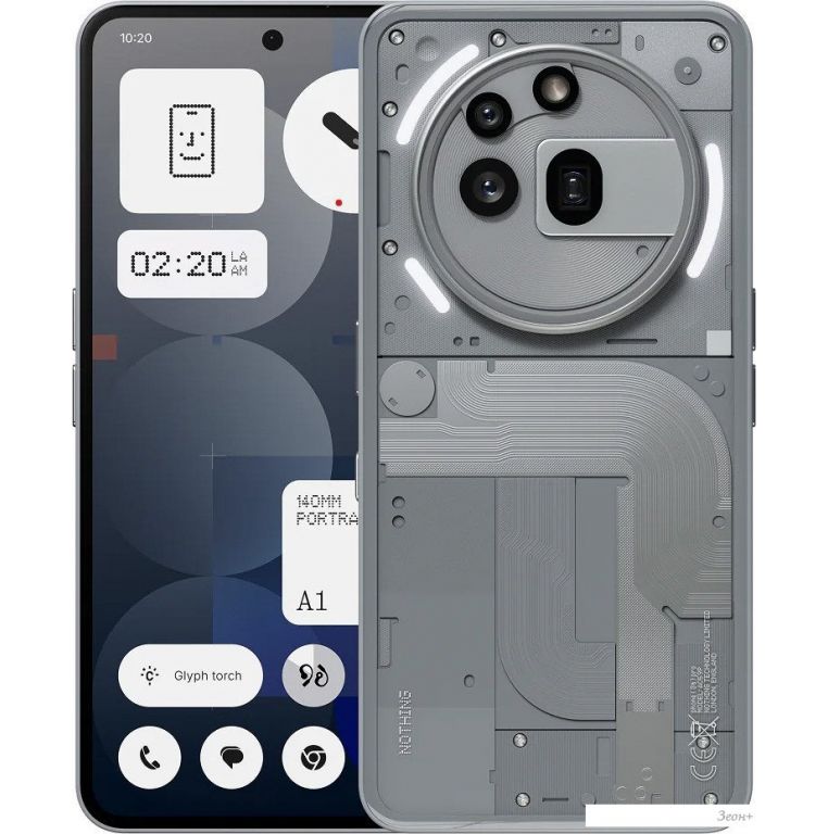 Телефон Nothing Phone (3a) Pro 12GB/256GB (серый)