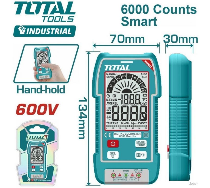 Мультиметр Total TMT516004