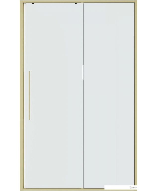 Душевая дверь Niagara Nova NG-44-11ASG 110х195 (золото сатин/прозрачное стекло)