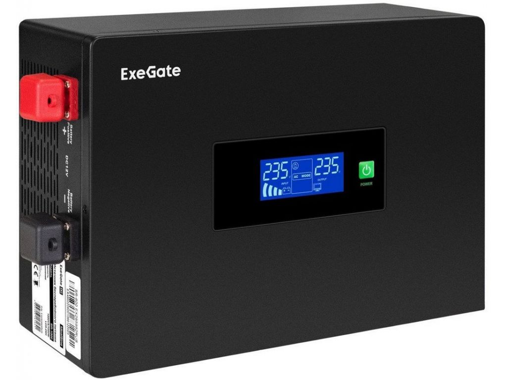 Источник бесперебойного питания ExeGate IdealSine SR-1000.LCD.2SH EX295993RUS