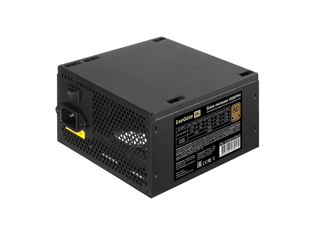 Блок питания ExeGate 1000PPH-OEM 80 Plus Bronze EX292157RUS-OEM