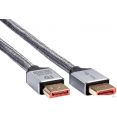Кабель Telecom TCG850-1M DisplayPort - DisplayPort (1 м, серебристый/черный)