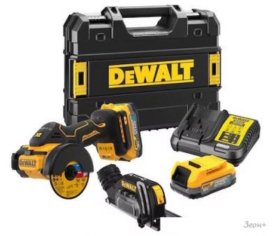 Монтажная (отрезная) пила DeWalt DCS438E2T (с 2-мя АКБ, кейс)