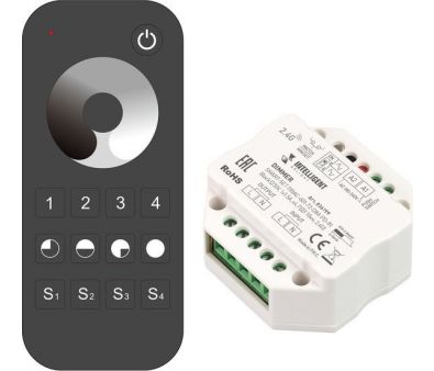  RGB Arlight Intelligent SMART-SET-TRIAC-601-72-DIM-PD-IN Black (230V, 1x1.5A, x4,  10, 2.4G) 036199