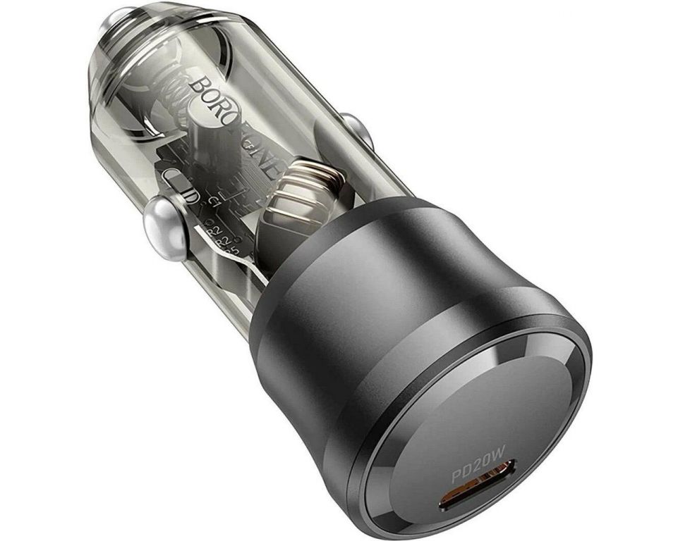 Автомобильное зарядное Borofone BZ24A PD20W (черный)