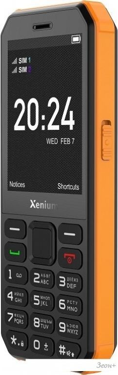 Телефон Xenium X300 (оранжевый/черный)
