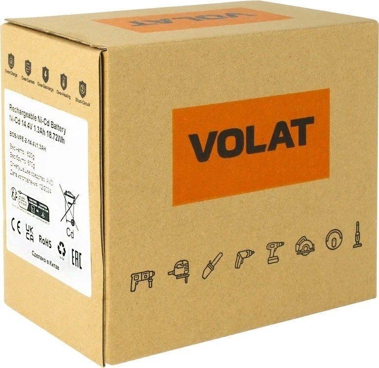 Аккумулятор VOLAT VT-BOS-VPE-2-14.4V1.3AH (14.4В/1.3 Ah)