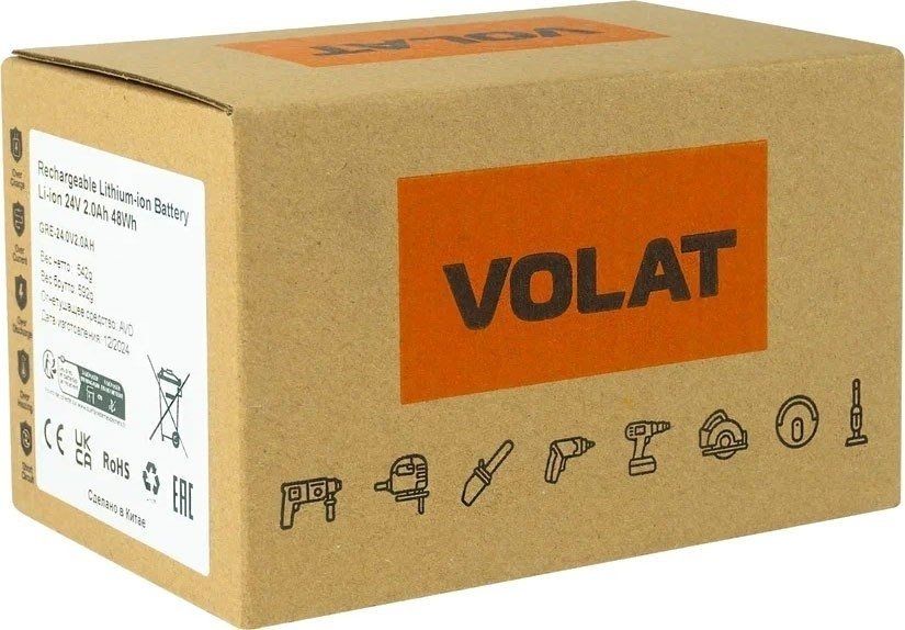 Аккумулятор VOLAT VT-GRE-24-2 (24В/2 Ah)