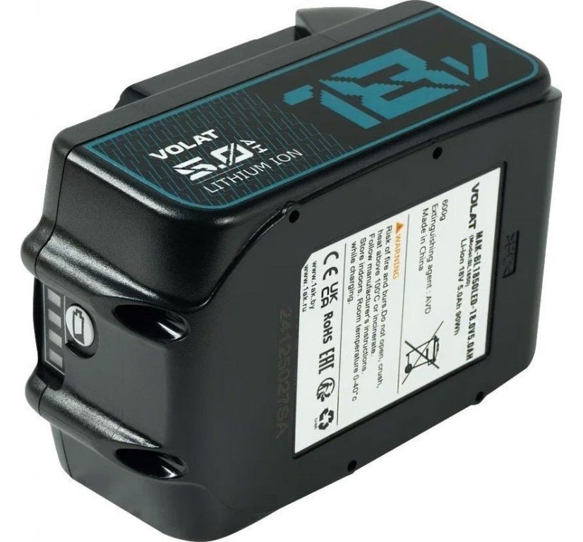 Аккумулятор VOLAT VT-MAK-BL1850LED-5 (18В/5 Ah)
