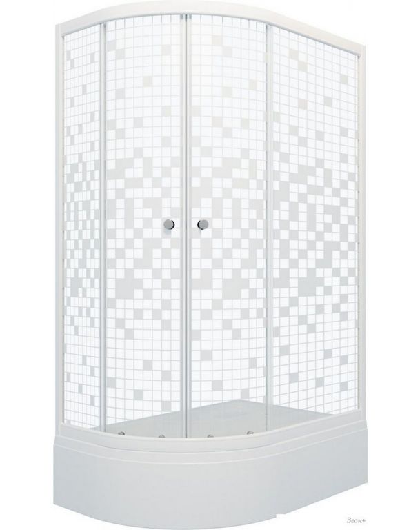 Душевой уголок Triton Коралл В Мозаика 120x80 R