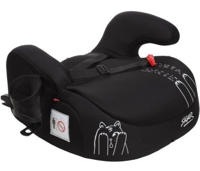 Детское сиденье Siger Fix Lux KRES4002 (черный шкода)