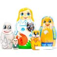 Развивающая игра Брестская Матрешка Волшебник страны Оз (набор 5 шт)