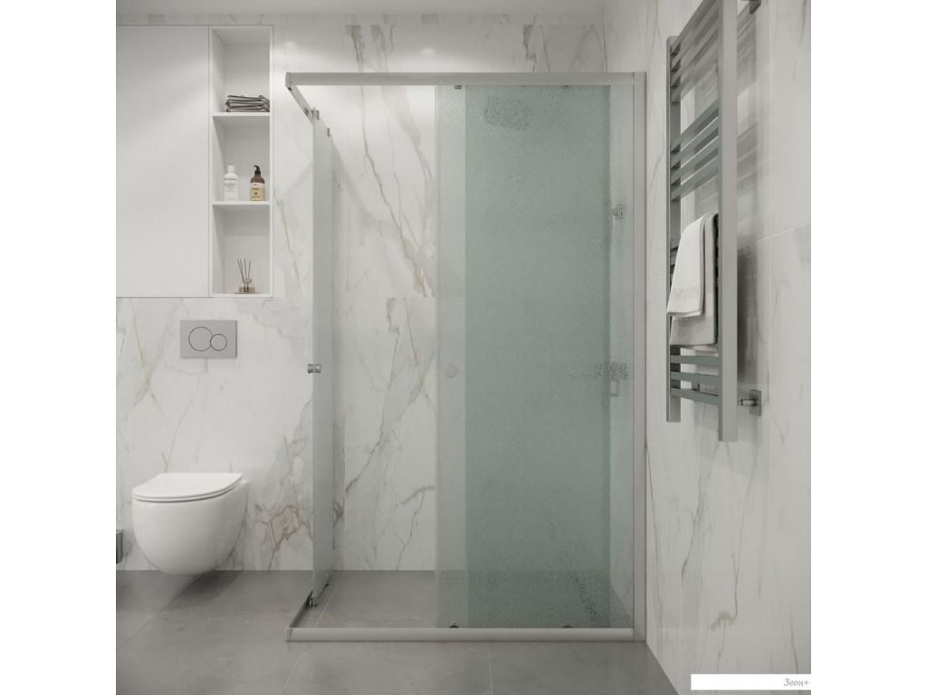 Душевой уголок Niagara Eco NG-1012-14QMT 120x80x190 (хром/стекло матовое)