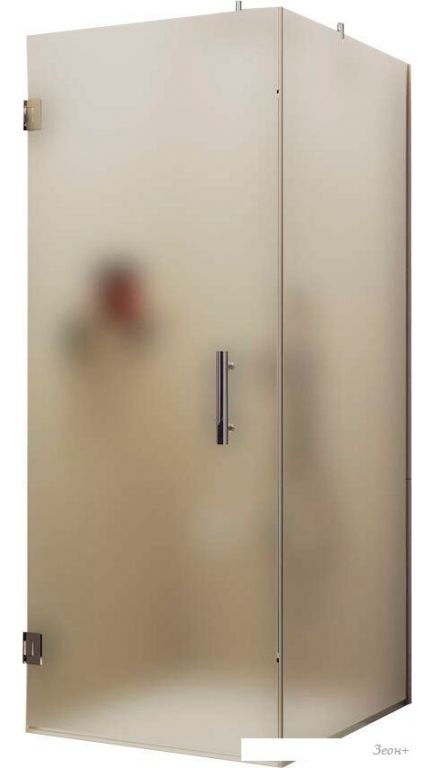 Душевой уголок MaybahGlass MGY-1306-4 (сатин стекло/хром глянцевый)
