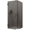 Душевой уголок MaybahGlass MGY-1307-6 (графит матовый стекло/черный)