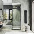 Душевой уголок MaybahGlass MGY-1323-6 (бесцветное стекло/черный)