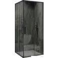 Душевой уголок MaybahGlass MGY-1328-6 (графит стекло/черный)