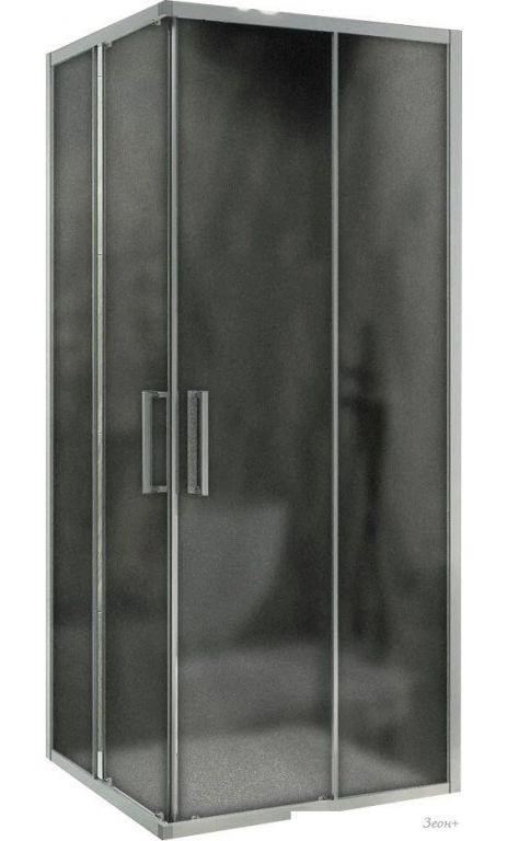Душевой уголок MaybahGlass MGY-1329-5 (графит матовый стекло/хром матовый)