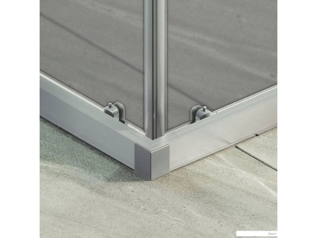 Душевой уголок MaybahGlass MGY-1329-5 (графит матовый стекло/хром матовый)