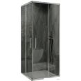 Душевой уголок MaybahGlass MGY-1334-5 (графит стекло/хром матовый)