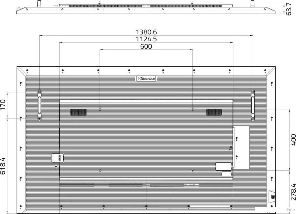 Информационная панель Hisense 75DM66D