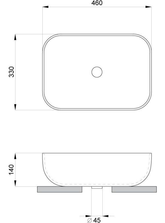 Умывальник Lavinia Boho Bathroom Sink Slim 33311101