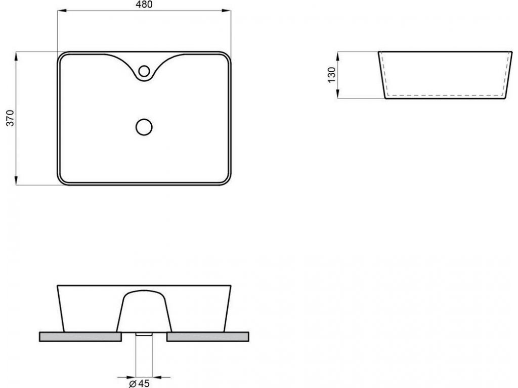 Умывальник Lavinia Boho Bathroom Sink Slim 33311105